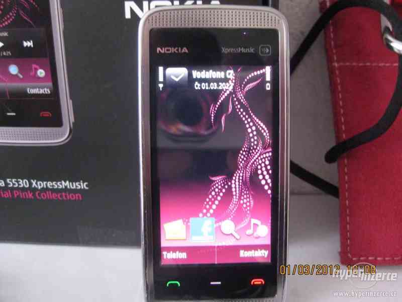 NOKIA 5530 pink+SIM karta s bonusem  ZDARMA!!! - foto 2