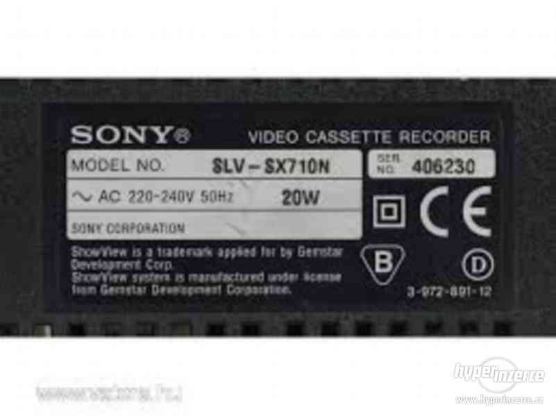Prodám VHS Recorder / Sony Video Cassette Recorder SLV-SX710 - foto 3