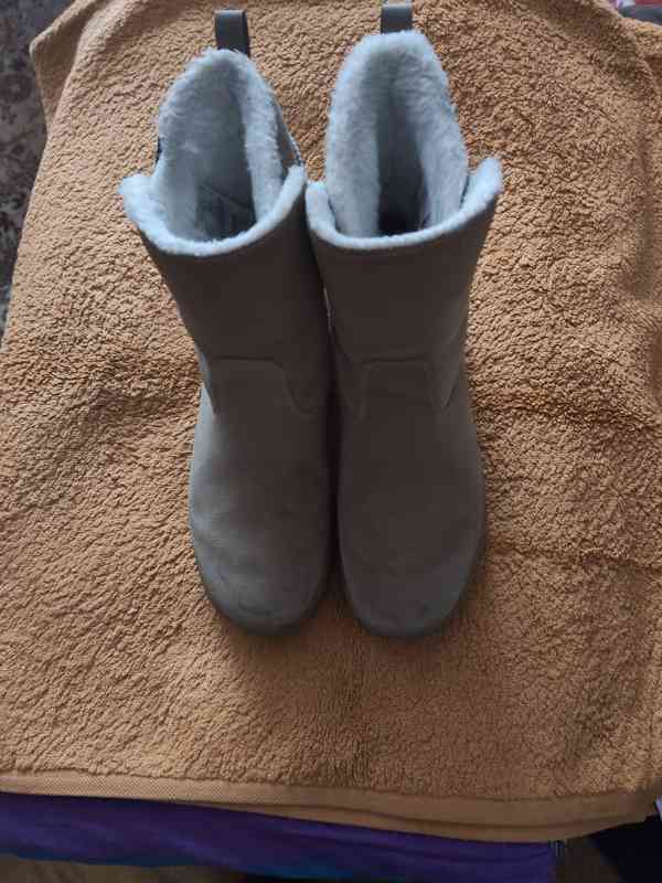 Dámské turistické kožené sněhule Zn.QUECHUA - foto 9