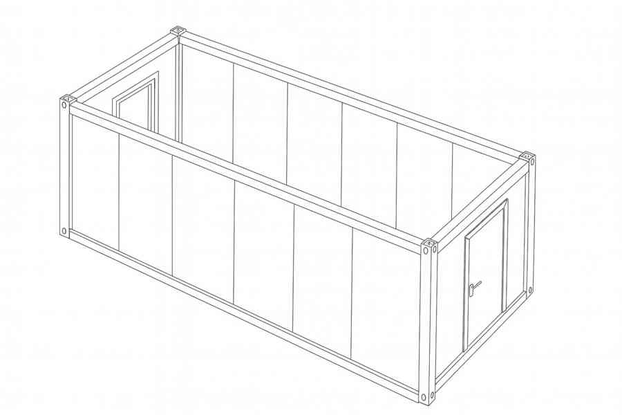 Obytný kontejner, skladem. - foto 1