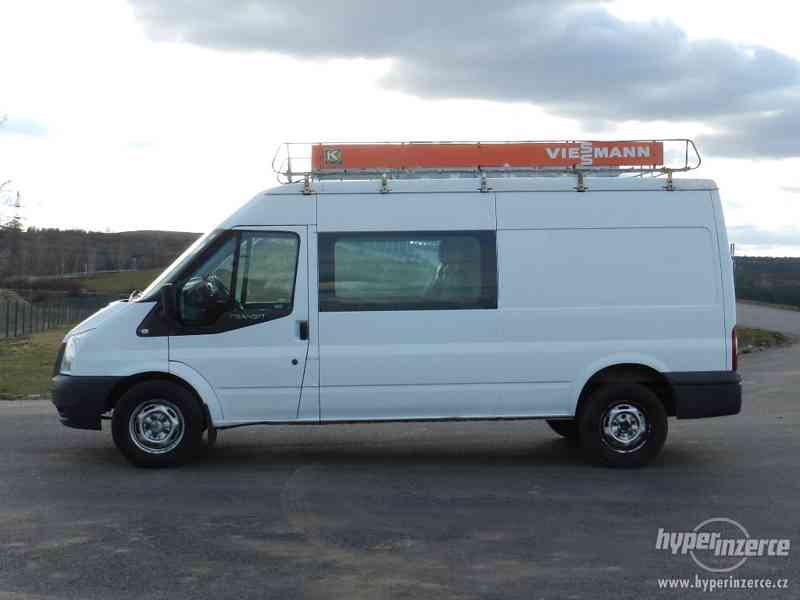 Ford Transit 350L 2.4TDCI 103 kW r.v.2007 6 míst kilma DPH - foto 4