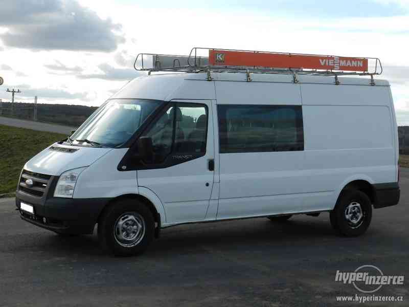 Ford Transit 350L 2.4TDCI 103 kW r.v.2007 6 míst kilma DPH - foto 5