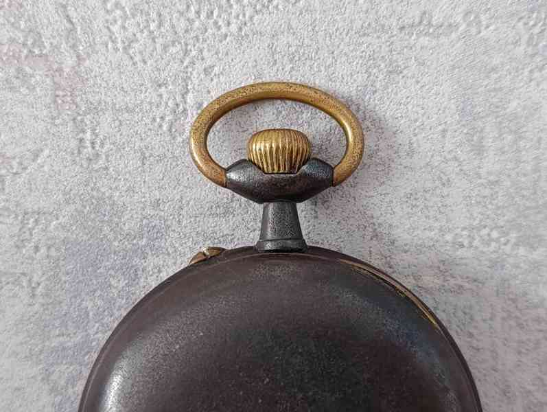 Obrovské kapesní hodinky Regulateur 67mm s průhlednou pracho - foto 12