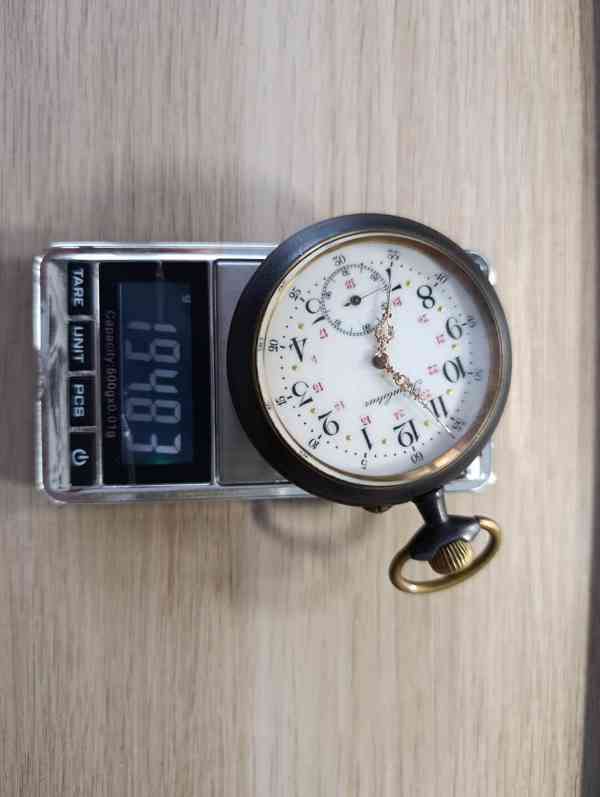 Obrovské kapesní hodinky Regulateur 67mm s průhlednou pracho - foto 15