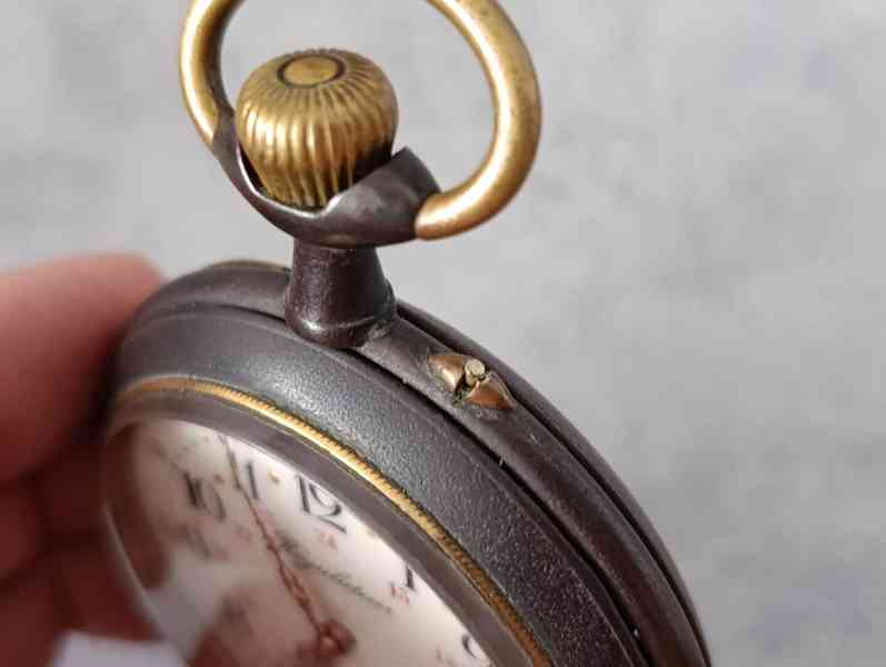 Obrovské kapesní hodinky Regulateur 67mm s průhlednou pracho - foto 4