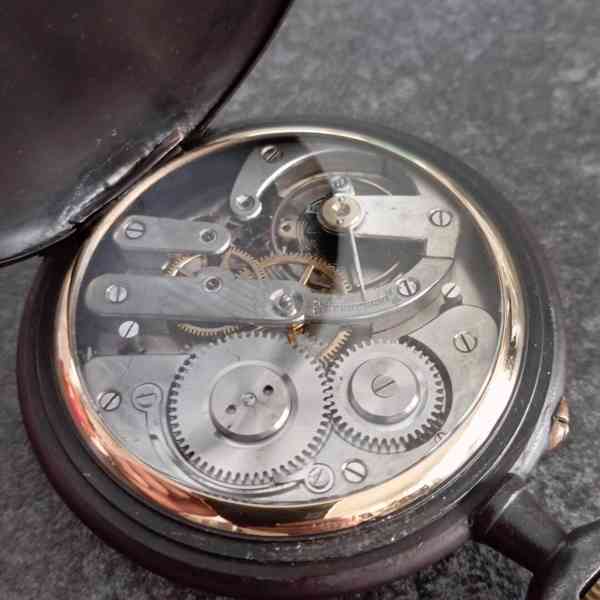 Obrovské kapesní hodinky Regulateur 67mm s průhlednou pracho - foto 16