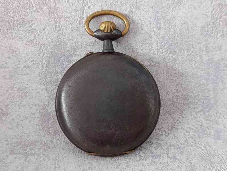 Obrovské kapesní hodinky Regulateur 67mm s průhlednou pracho - foto 11