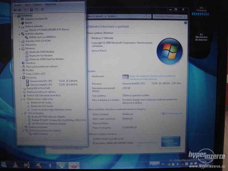 17" UMAX VisionBook 3700WXN, dám záruku - foto 9