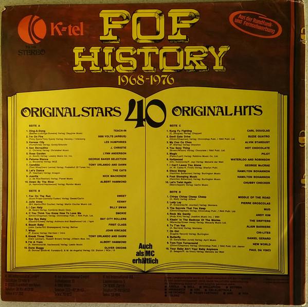 Various – K-tel Pop History 1968-1976 (2 LP) - foto 2