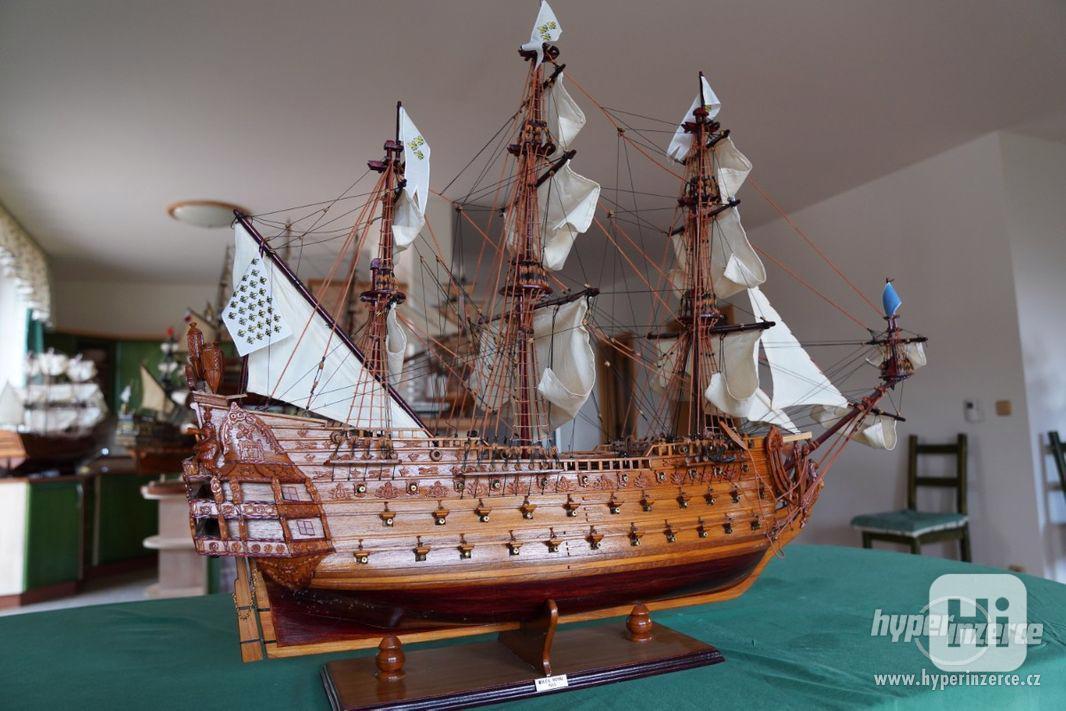 Dřevěný model lodi SOLEIL ROYAL 1669 - foto 1