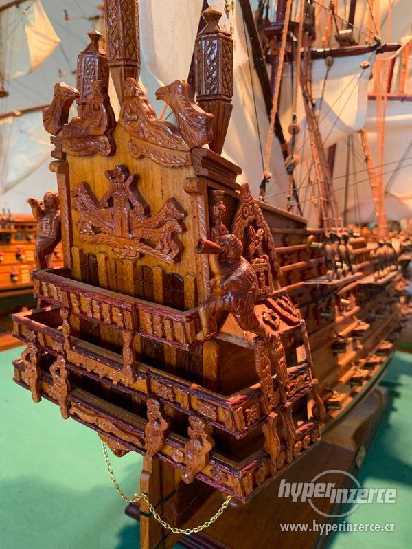 Dřevěný model lodi SOLEIL ROYAL 1669 - foto 5