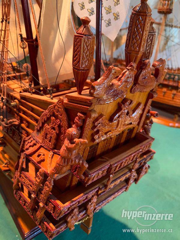 Dřevěný model lodi SOLEIL ROYAL 1669 - foto 6