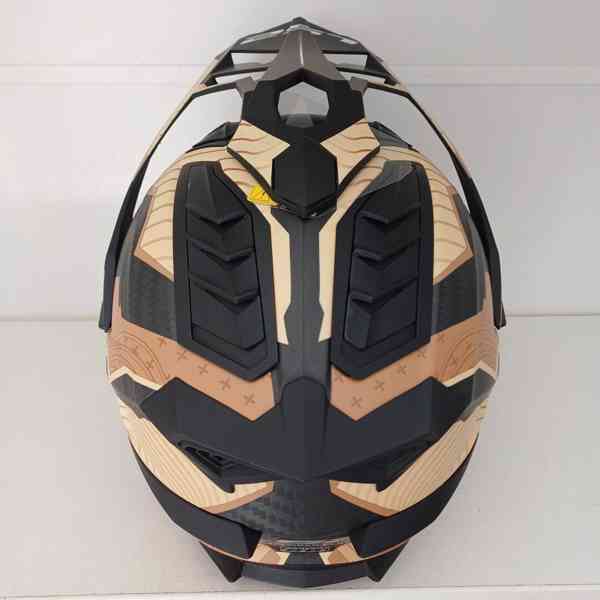 Enduro přilba LS2 Explorer C Trick Carbon - foto 6