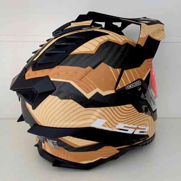 Enduro přilba LS2 Explorer C Trick Carbon - foto 5