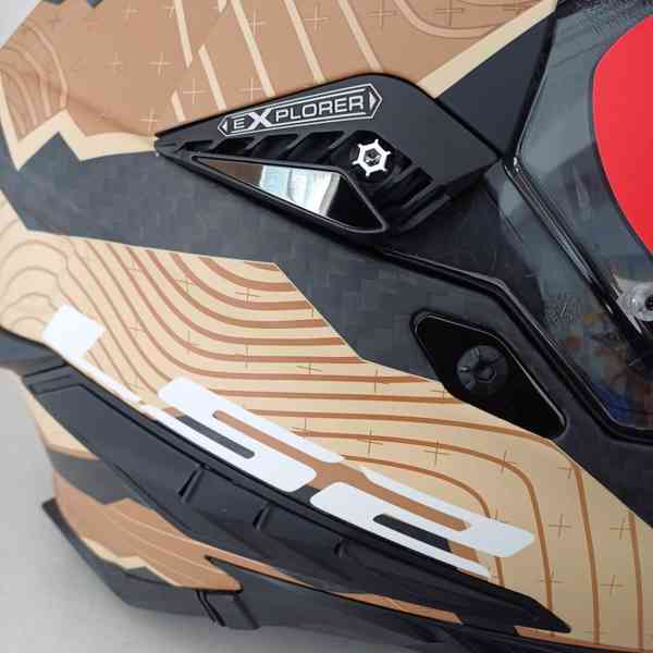 Enduro přilba LS2 Explorer C Trick Carbon - foto 10