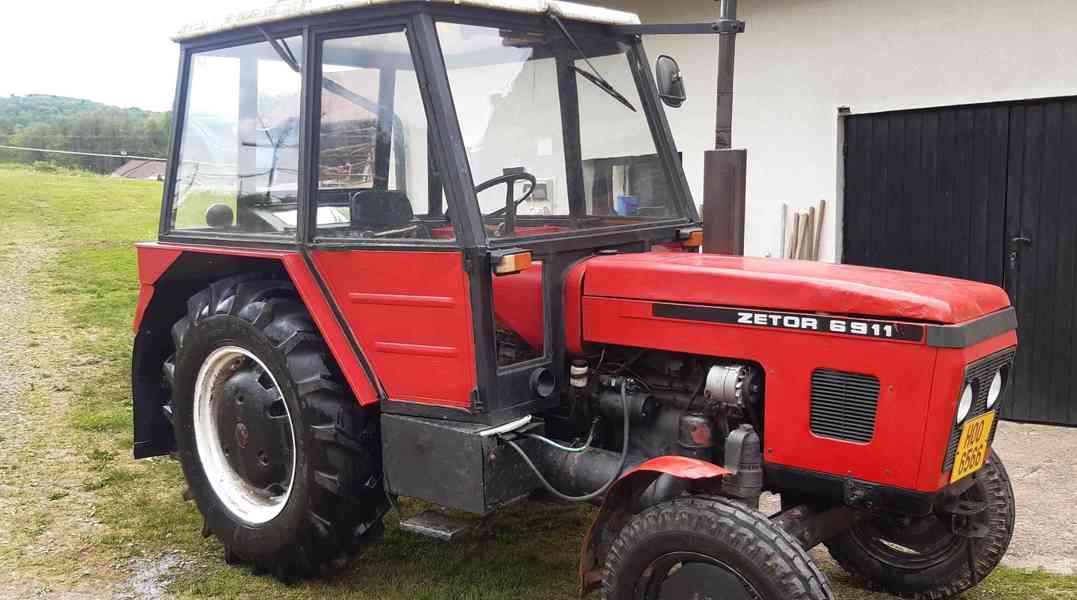 Prodám traktor Zetor 6911, plně funkční, nové zadní pneu, - foto 2