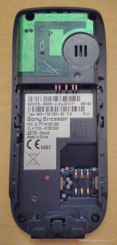 Sony Ericsson J210i -vzhled jako nový -ale k opravě nebo ND! - foto 8