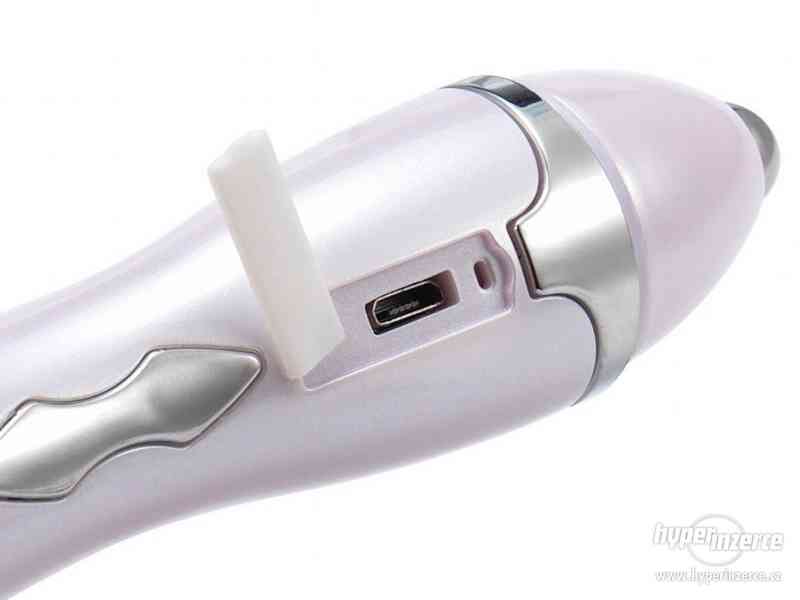 Oboustranné kosmetické LED pero s fotonovou terapií - dobíje - foto 3
