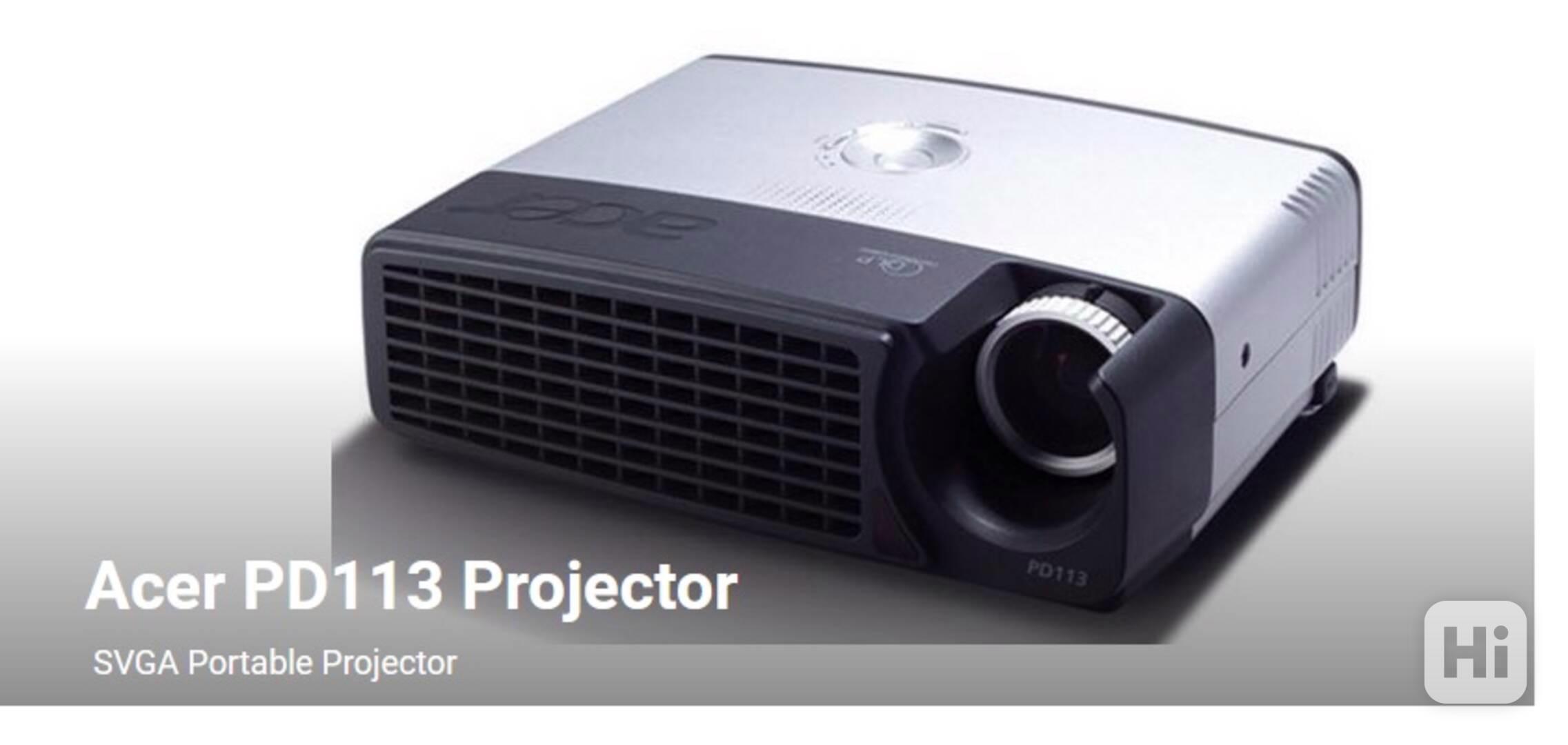 PRODÁM Dataprojektor Acer PD113 - projektor černý s kabelou  - foto 1