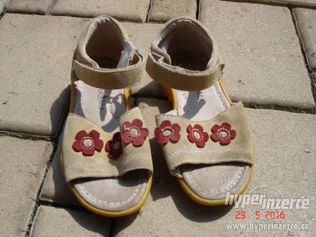 letní boty vel.28 kožené - foto 1
