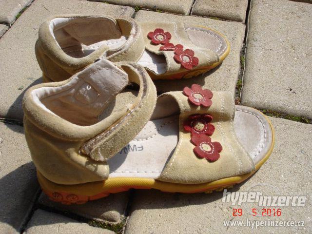 letní boty vel.28 kožené - foto 2