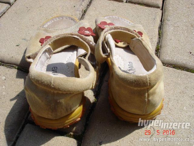 letní boty vel.28 kožené - foto 3