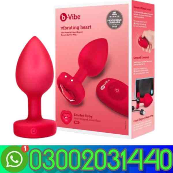B-Vibe Vibrating Jewel Butt Plug In Larkana=__0300#2031440# - foto 1
