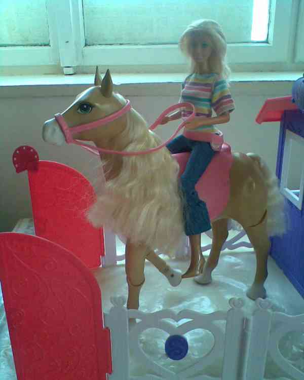 Barbie s koníkem a pejskem, kočičky - foto 3