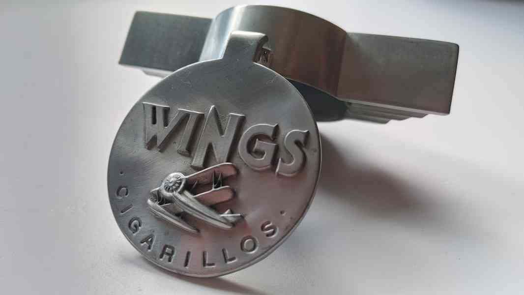 Reklamní Art Deco Popelník WINGS CIGARILLOS - foto 4
