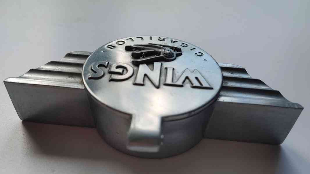 Reklamní Art Deco Popelník WINGS CIGARILLOS - foto 7