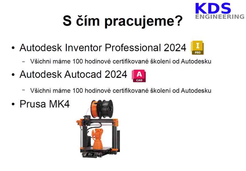 KDS Engineering - Výkresová dokumentace, 3D modely, 3D tisk - foto 6