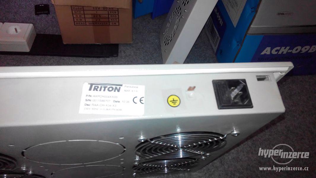 TRITON RAA-CH-X04-X3 ventil.jednotka 19" RACK 60W - foto 4