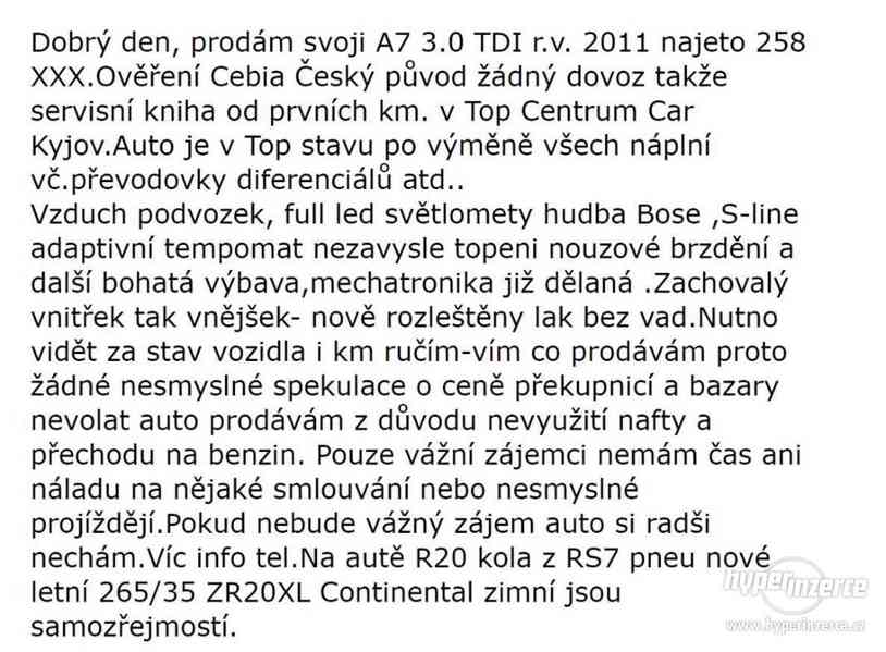Audi A7 Quattro CZ Původ - foto 10