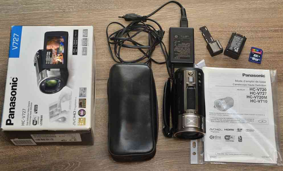 videokamera: Panasonic HC V727 *Full HDV*Wi-Fi/NFC - foto 3