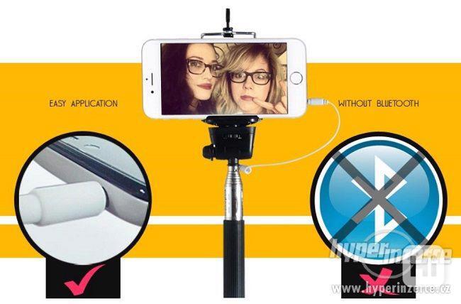Selfie monopod s kabelem a držákem ELEMENTRIX - foto 1