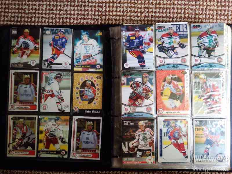 Hodnotná sbírka hokejových kartiček NHL+extraliga cca 600ks - foto 1