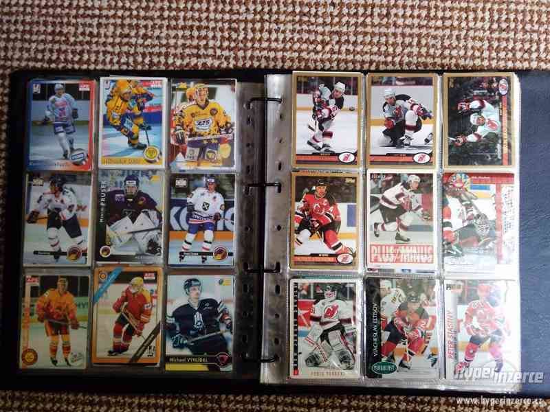 Hodnotná sbírka hokejových kartiček NHL+extraliga cca 600ks - foto 2