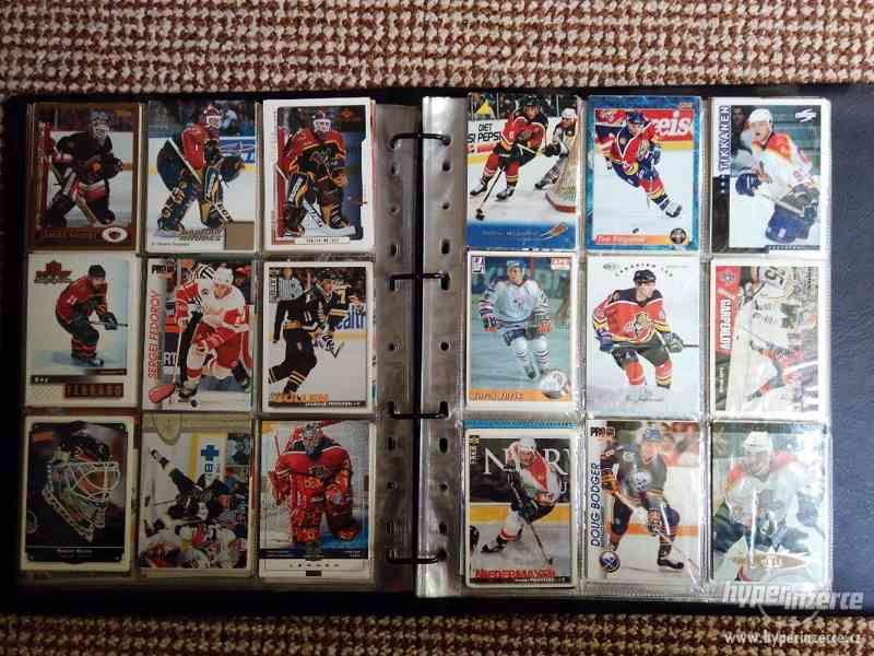 Hodnotná sbírka hokejových kartiček NHL+extraliga cca 600ks - foto 3
