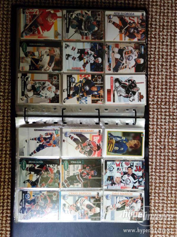 Hodnotná sbírka hokejových kartiček NHL+extraliga cca 600ks - foto 5