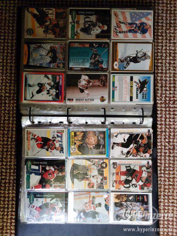 Hodnotná sbírka hokejových kartiček NHL+extraliga cca 600ks - foto 6
