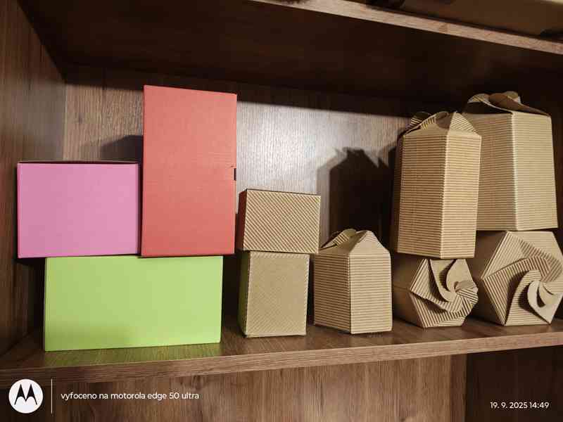 Dárkové krabičky větší množství - foto 2