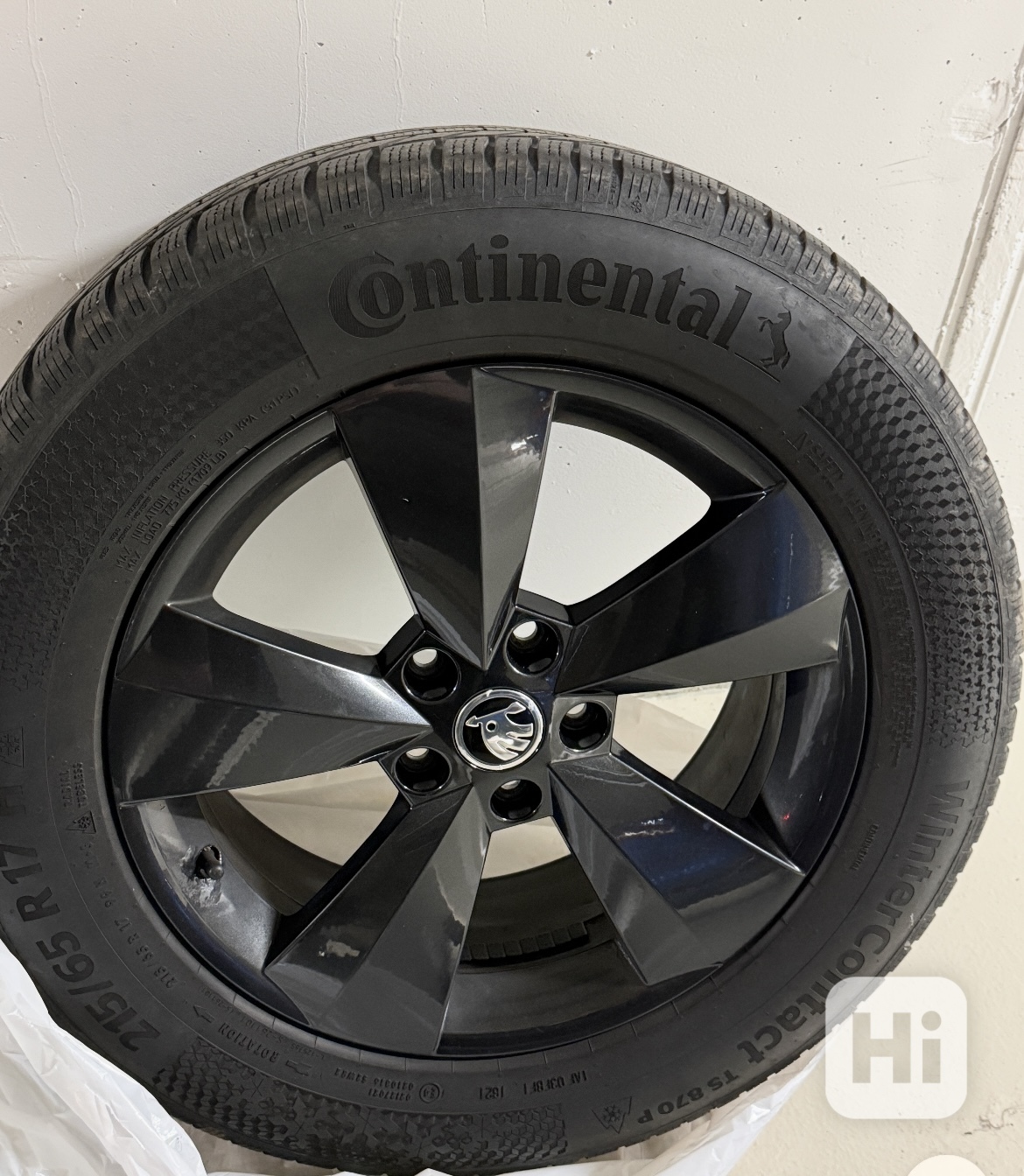 215/65/17 alu kola 6,5x17 5x112 ET38 zimní KODIAQ Nanuq - foto 1