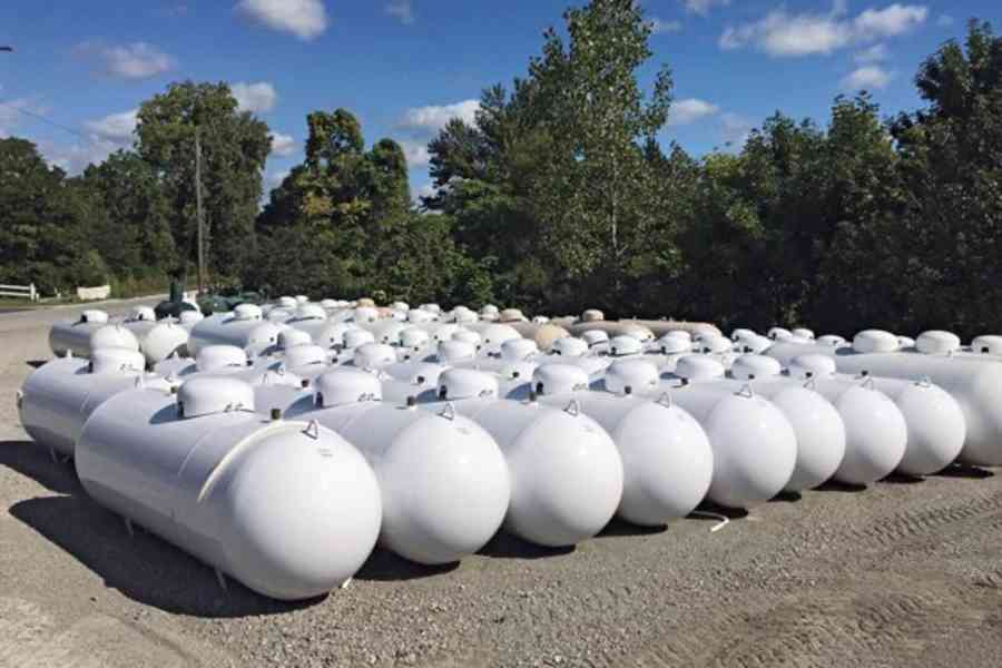 Kvalitní propanbutanové nádrže v perfektním stavu. - foto 2