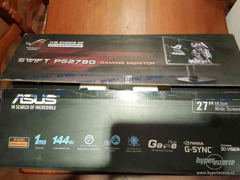 Herní monitor ASUS ROG SWIFT PG278Q 27 "144 Hz - foto 2
