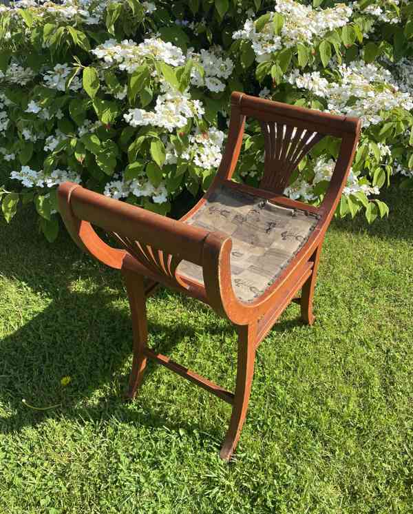 Secesní gondolová stolička, Gebrüder Thonet, Vídeň - foto 3