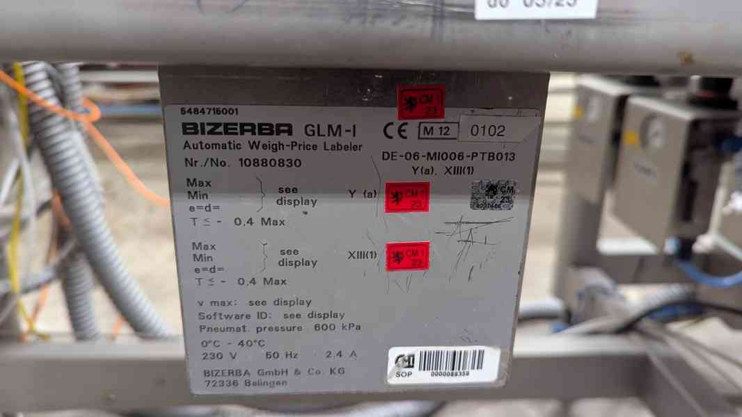 OZNAČOVACÍ AUTOMAT Bizerba GLM-I 150 1T/1B - foto 7