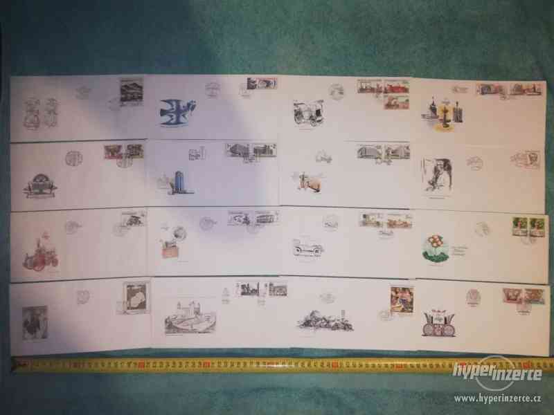 Obálky se známkami, s obrázky a razítky - 87 ks - foto 1