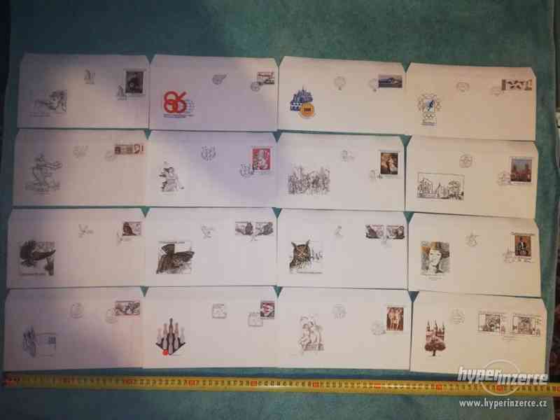Obálky se známkami, s obrázky a razítky - 87 ks - foto 4