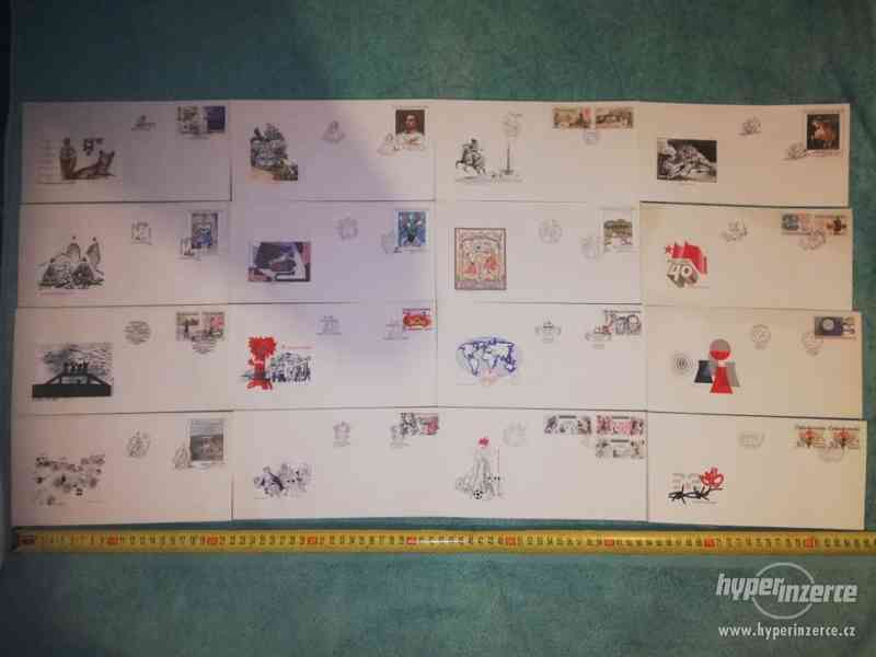 Obálky se známkami, s obrázky a razítky - 87 ks - foto 6
