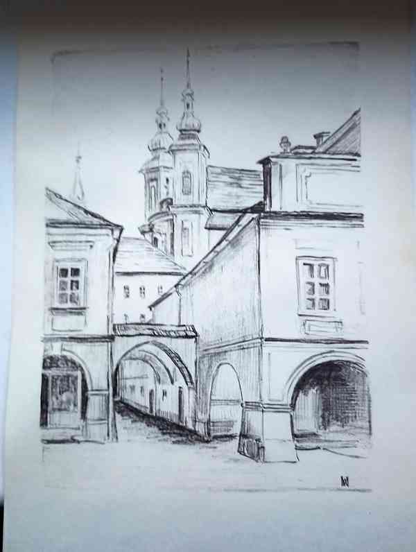 Originál Kresby od Karel Vik a Antonín Píč Litomyšl  - foto 2